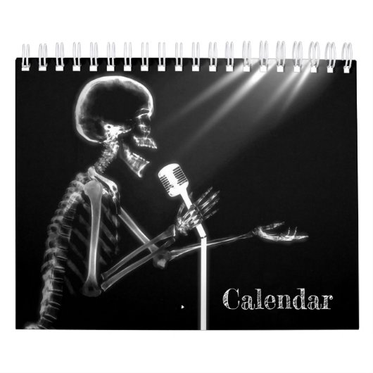 X-Ray Art Calendar 1 - Zwart-wit Kalender (Hoes)