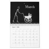 X-Ray Art Calendar 1 - Zwart-wit Kalender (Mar 2026)