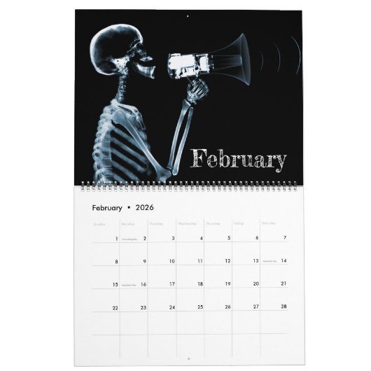 X-Ray Art Calendar 2 Kalender (Feb 2026)