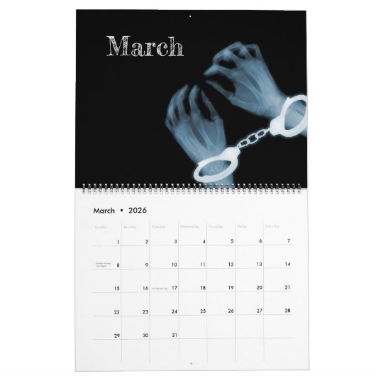 X-Ray Art Calendar 2 Kalender (Mar 2026)