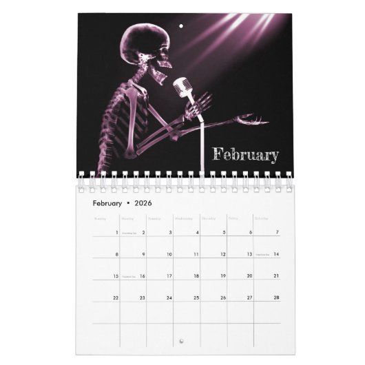 X-Ray Art Calendar 3 - Roze Kalender (Feb 2026)