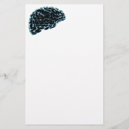X-RAY BLAUW UITZICHT BLAUW BRIEFPAPIER (Voorkant)