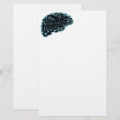 X-RAY BLAUW UITZICHT BLAUW BRIEFPAPIER (Voorkant / Achterkant)