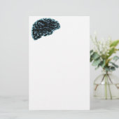 X-RAY BLAUW UITZICHT BLAUW BRIEFPAPIER (Staand voorkant)