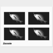 X-Ray-Botten Rechthoekige Sticker (Vel)