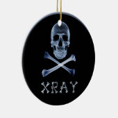 X-RAY CHRISTMAS ORNAMENT SKULL & CROSS BOTTEN (Rechts)
