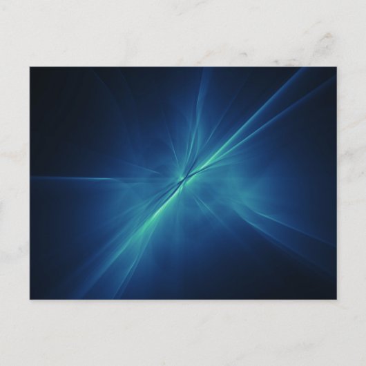 X-Ray Colorburst - blauw Briefkaart (Voorkant)