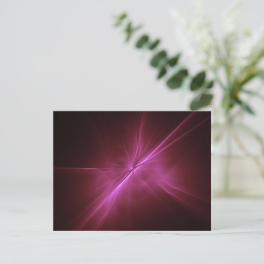 X-Ray Colorburst - Roze Briefkaart (Staand voorkant)