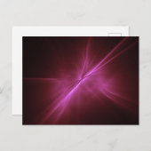 X-Ray Colorburst - Roze Briefkaart (Voorkant / Achterkant)