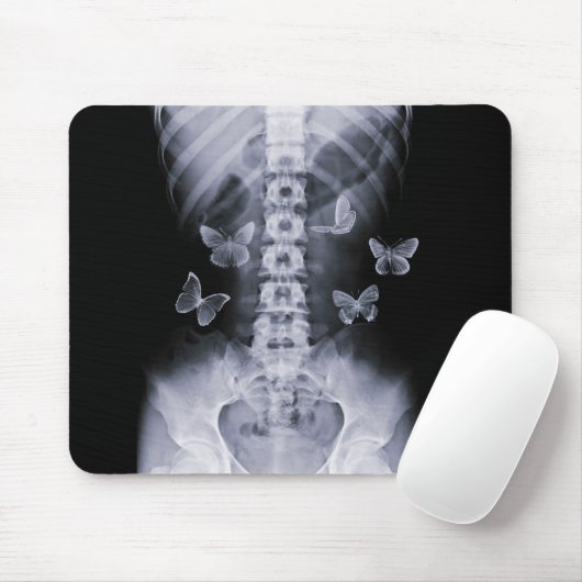 X-Ray Conceptual Butterflies Mousepad Muismat (Met muis)