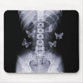 X-Ray Conceptual Butterflies Mousepad Muismat (Voorkant)
