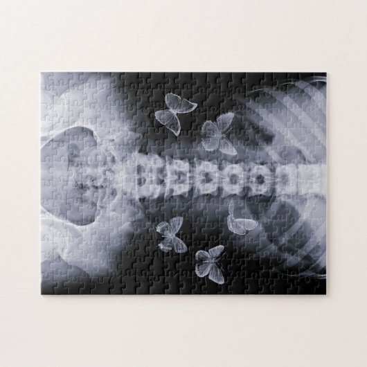X-Ray Conceptual Butterflies Puzzle Legpuzzel (Horizontaal)
