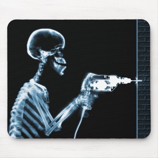 X-RAY CONSTRUCTION SKELETON DRILLING BLUE MUISMAT (Voorkant)