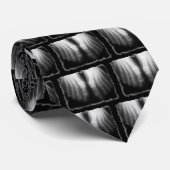 X-Ray Feet Human Skeleton Botten zwart-wit Stropdas (Opgerold)