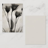 X-Ray Flowers Notitiekaartje (Voorkant / Achterkant)