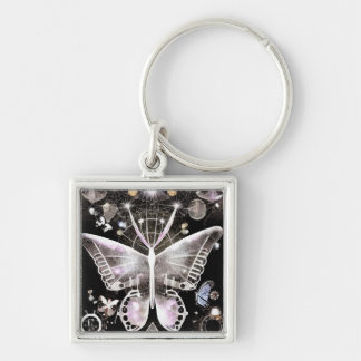 X-Ray Glow Abstracte Butterfly Sleutelhanger