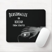 X-Ray Handje en computermuis - B&W Muismat (Met muis)