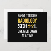 X-ray Health Technician Student Radiologist Briefkaart (Voorkant / Achterkant)