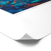 X-ray Hoesje Art - Ocean Rock Tarsals van L. Raine Poster (Hoek)