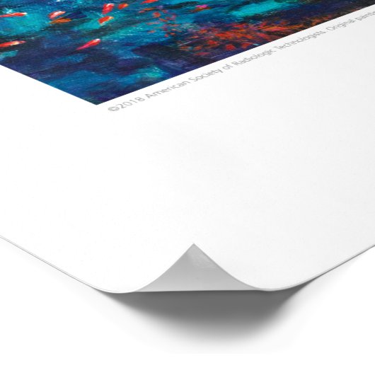 X-ray Hoesje Art - Ocean Rock Tarsals van L. Raine Poster (Hoek)