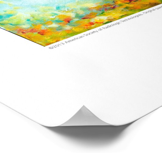 X-ray Hoesje kunst - Golden Chole Maple by L. Rain Poster (Hoek)