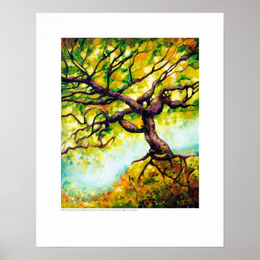 X-ray Hoesje kunst - Golden Chole Maple by L. Rain Poster (Voorkant)