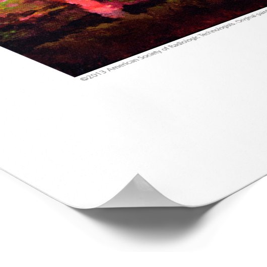 X-ray Hoesje kunst - Renal Cherry Tree by L. Raine Poster (Hoek)