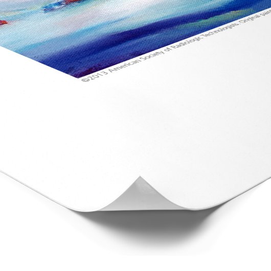 X-ray Hoesje kunst - Winter Carotids door L. Raine Poster (Hoek)