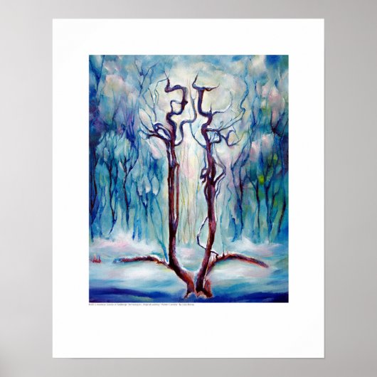 X-ray Hoesje kunst - Winter Carotids door L. Raine Poster (Voorkant)