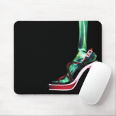 X-RAY HOGE HEEL LADY SKELETON LEG ORIGINAL MUISMAT (Met muis)