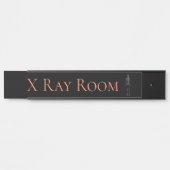 X Ray kamer hangende naam Bord Deurbordje (Voorkant)