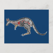 X-Ray Kangaroo Briefkaart (Voorkant)