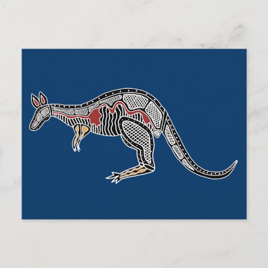 X-Ray Kangaroo Briefkaart (Voorkant)