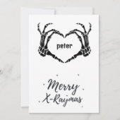 X-Ray: Kerstmis | Vrolijk kerstfeest | Radioloog Feestdagenkaart (Voorkant)