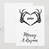 X-Ray: Kerstmis | Vrolijk kerstfeest | Radioloog Feestdagenkaart (Voorkant / Achterkant)