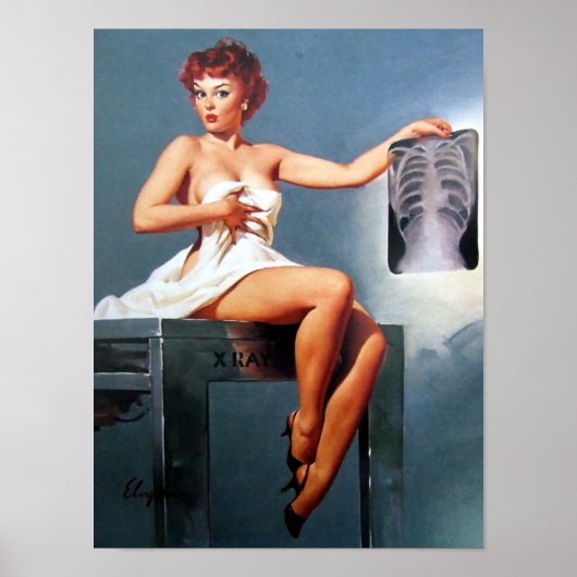 X-Ray Pin Up Poster (Voorkant)
