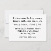 X Ray Recovery ~ uitnodiging (Achterkant)