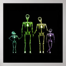 X-Ray Skeletfamilie - Multicolor 1