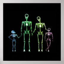 X-Ray Skeletfamilie - Multicolor 5