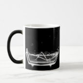 X-Ray Skeleton B&W Bath Time Coffee / Beer Mokken (Links)