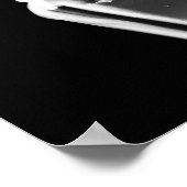 X-Ray Skeleton B&W Bath Time Poster (Hoek)