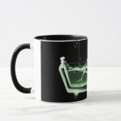 X-Ray Skeleton Bath Black Green Mok (Links)