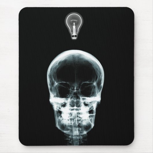 X-RAY SKELETON BRIGHT IDEA - ORIGINEEL MUISMAT (Voorkant)