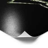 X-Ray Skeleton Hair Stylist - Paars Foto Afdruk (Hoek)