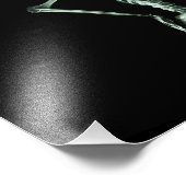 X-Ray Skeleton Hair Stylist - Roze Foto Afdruk (Hoek)