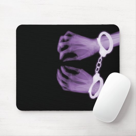 X-RAY SKELETON HAND CUFFS - PAARS MUISMAT (Met muis)