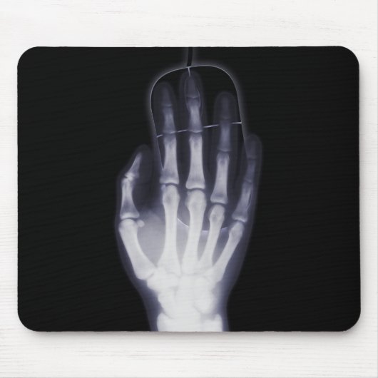 X-Ray Skeleton Hand Xray Muismat (Voorkant)
