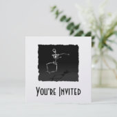 X-RAY SKELETON JOY LEAP B&W KAART (Staand voorkant)