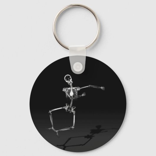 X-RAY SKELETON JOY LEAP B&W SLEUTELHANGER (Voorkant)