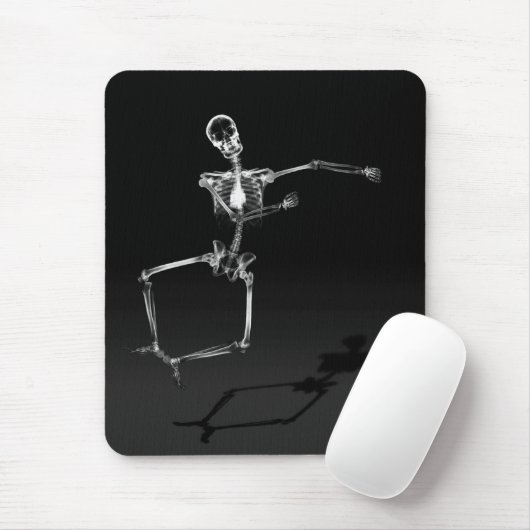 X-RAY SKELETON JOY LEAP - ZWART EN WITTE MUISMAT (Met muis)